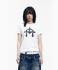 AAKAM Trinity Cross Half Top (White)