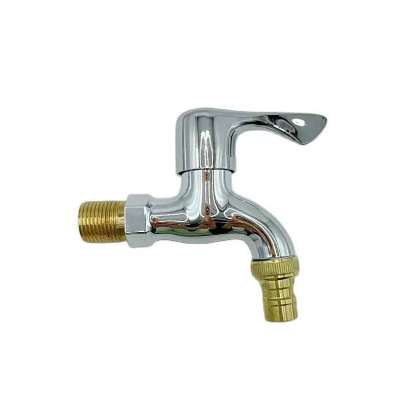 Washer Faucets 1/2" Male Wall Mounted Garden Balcony Water Tap Plastic Water Hose Quick Connector Single Cooled Faucet