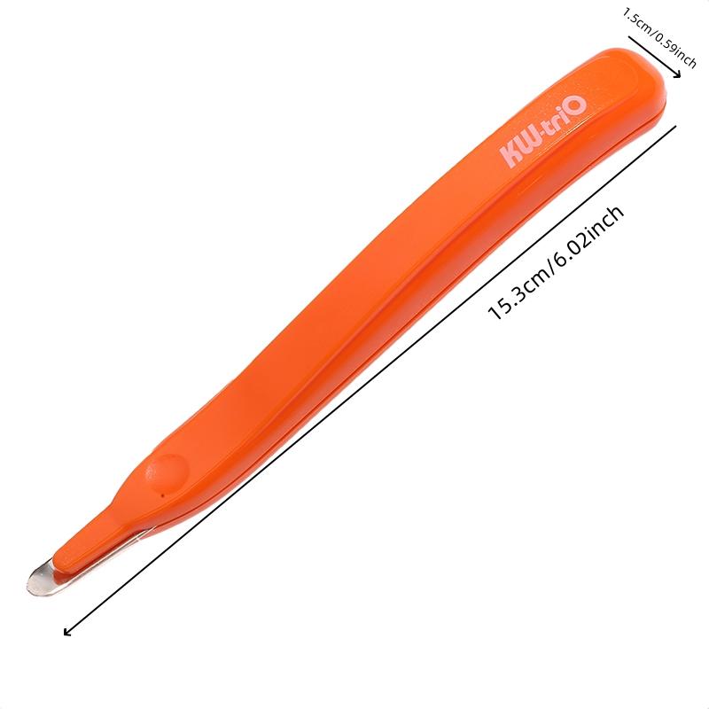 Mini quitagrapas, herramienta de extracción de grapas extraíble, suministros de encuadernación, portátil, con menor esfuerzo, cabezal magnético estacionario, extractor extraíble de metal de mano