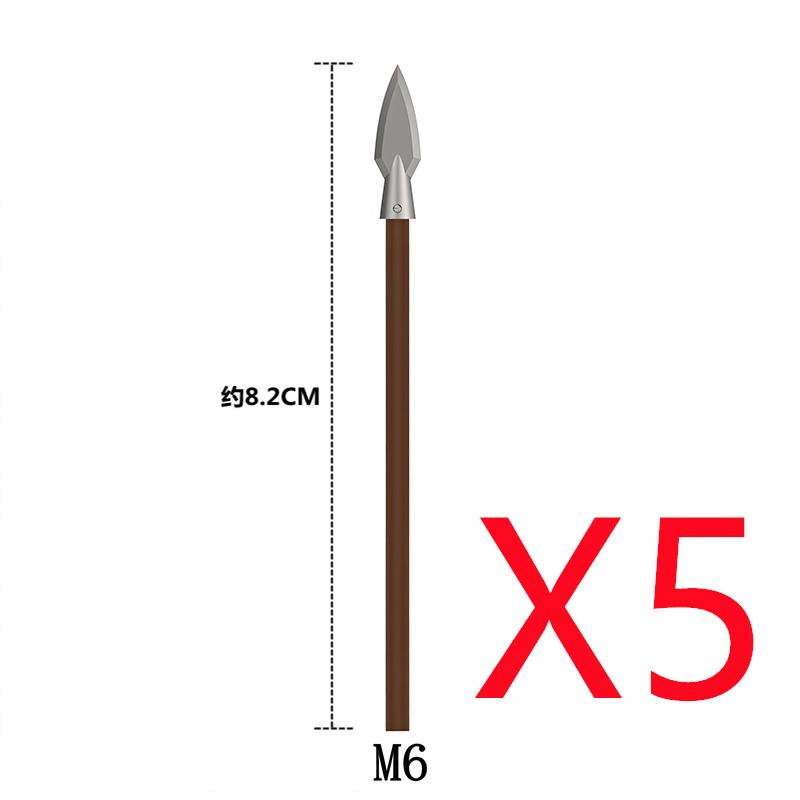 MOC Medieval Building Blocks Character Parts Model Toy Castle Knight Soldier Sword Bow Armor Shield Spear Piercing Parts Bricks