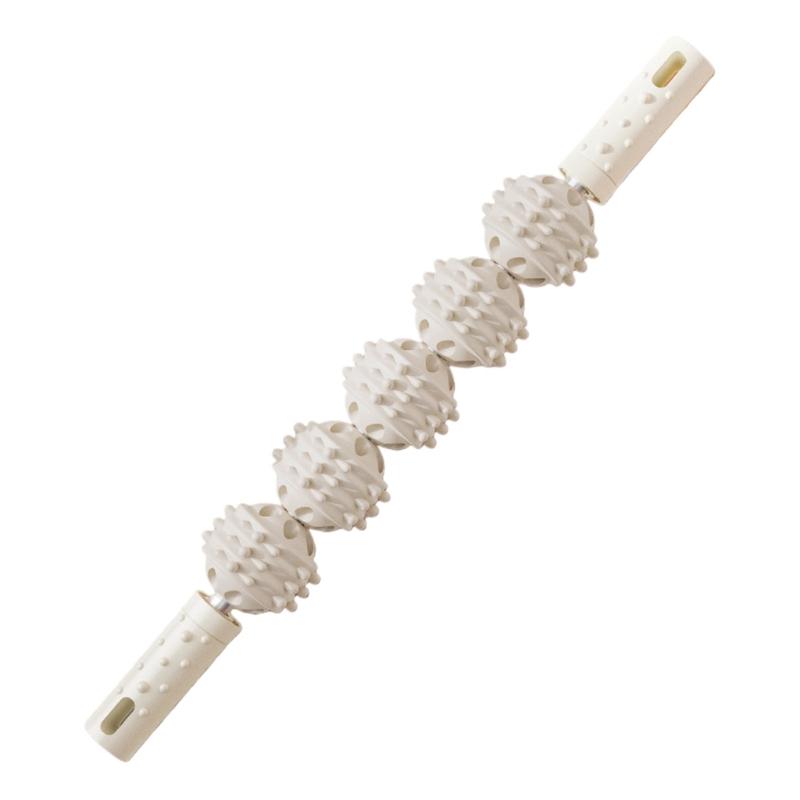 Handheld Deep Pressure Massage Tool With 5 Wheels For Sports Recovery Full Body Muscle Relaxation In Multiple Color