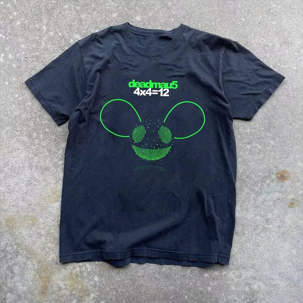 New Deadmau5  4x4=12 Gift For Fans Unisex S5XL Shirt 4HRT19 Unisex T-Shirt S