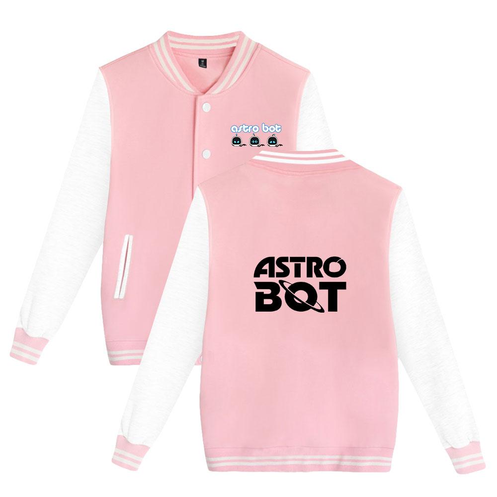 NEW Arrivals Unisex Fashion Astro Bot Anime Printed Baseball Sweatshirt Women Men Outdoor Sport Jackets