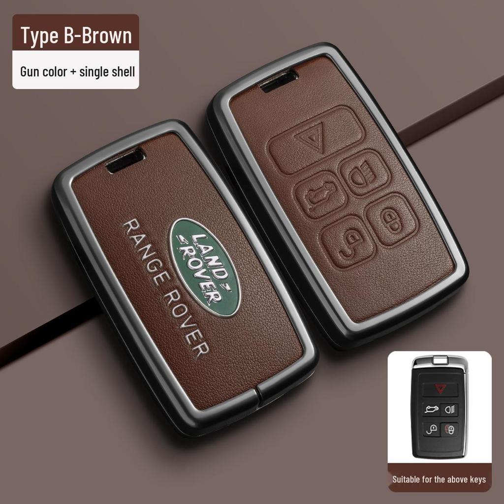 Land Rover Key Case for Range Rover Evoque, Defender, Velar, Discovery Sport, Discovery 5 - Lan Yun Buckle