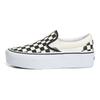 Vans נעלי סניקרס יוניסקס קלאסיות סליפ-און סטקפורם משבצות - שחור לבן קלאסי-לבן VN0A7Q5RTYQ