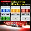 Cargo Truck LED Edge Light 24V Trailer Super Bright Waterproof Illumination Ground Side Light Tire Light Wide Turn Signal