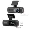 4K Ultra HD Dual Lens Auto Dash Recorder, Super Wide Angle Night Vision, Front Rear Recording with WiFi & Built-in GPS Module