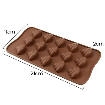 1 pezzo Stampo in Silicone a Forma di Cacca 3D Caramella al Cioccolato Gelatina Strumenti per Torta Utensili da Forno