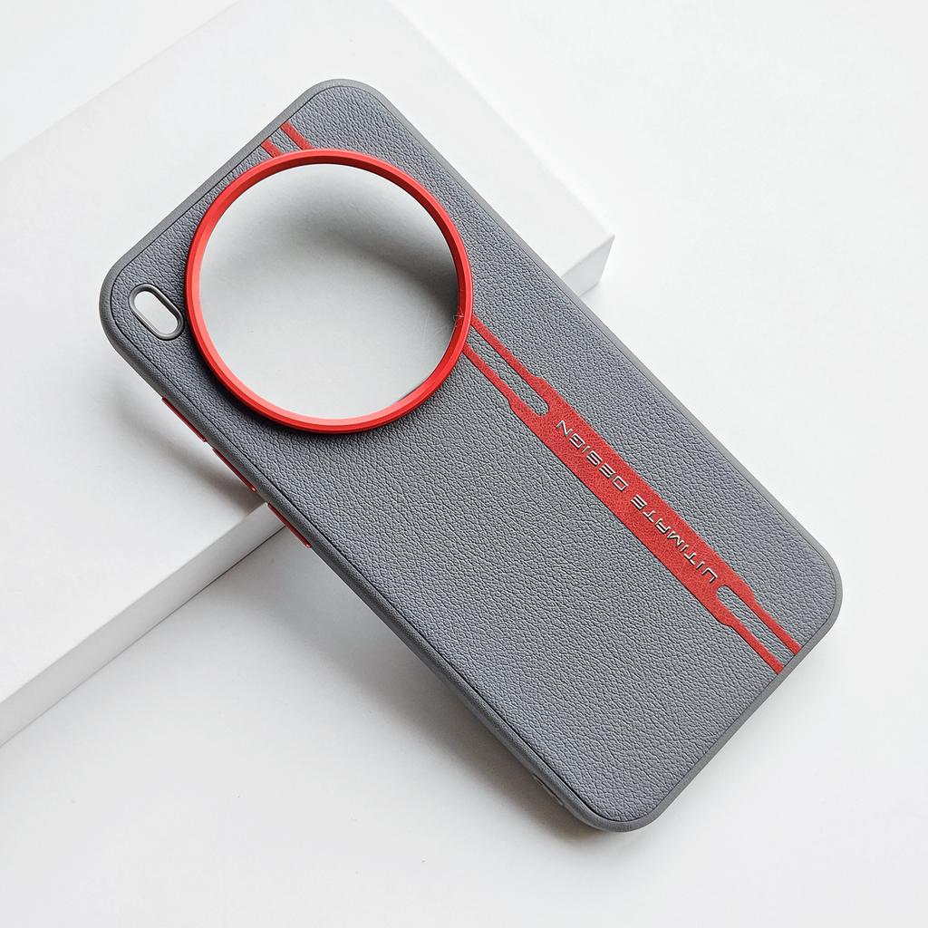 Per Custodia Vivo X300 X200 Ultra X300 Pro Pelle PU Amichevole per la Pelle Tasti a Colori a Contrasto Cornice Obiettivo Retro Protettivo Custodia Morbida
