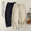 DIMANAF 2026 Sommer Neu Übergröße Damen Lange Hosen Dünne Baumwolle Leinen Locker Elastischer Bund Lässige Damen Hosen Kleidung