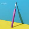 9-Color Soft Grip Crochet Hook Set: Thick & Thin Yarn DIY Hand Knitting Tools