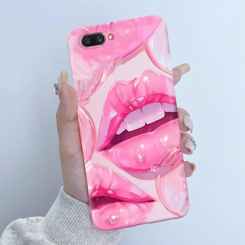 For OPPO A3S Phone Case OPPOA3S Butterfly Flower Girls Design Soft Silicone TPU Back Housing for OPPO A12E A5 AX5 A 3S Covers