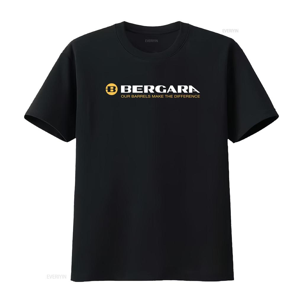 Bergara Guns Firearms Mens Black T Shirt Size S to 3XL Our Barrels Make The Difference vintage Washed Stretched Casual homme