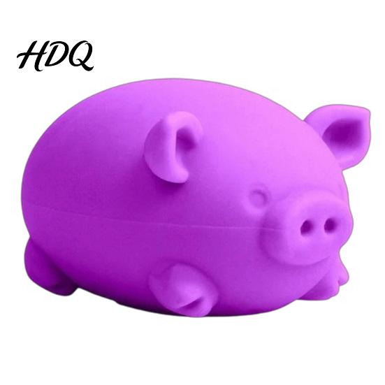Portable Stress Ball Pig Squeeze Toy Animal Relief Toys for Kids Splash Relaxation Fidget (1PCS) Sensory Children Party Favors Novelty Reliever