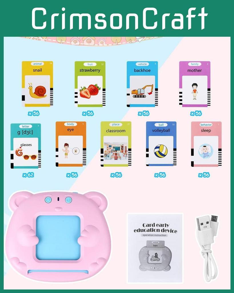 Machine Card Insert Early Education Card Reader Kids Learning Puzzle Toy Sound