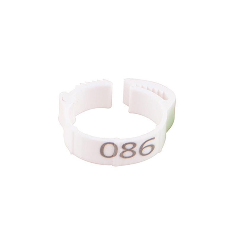 25 Pcs Chicken Foot Ring Adjustable Size Poultry Leg Digital Label Buckle Ring Plastic Chick Duck Goose Farm Equipment 6 Colors