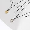 Fashionable Metal Bean Pendant Necklace Women's Fashion Clavicle Chain Jewelry