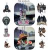 Denim Boot Retro Acrylic Car Hanging Ornament Auto Accessory Festive Home Decor