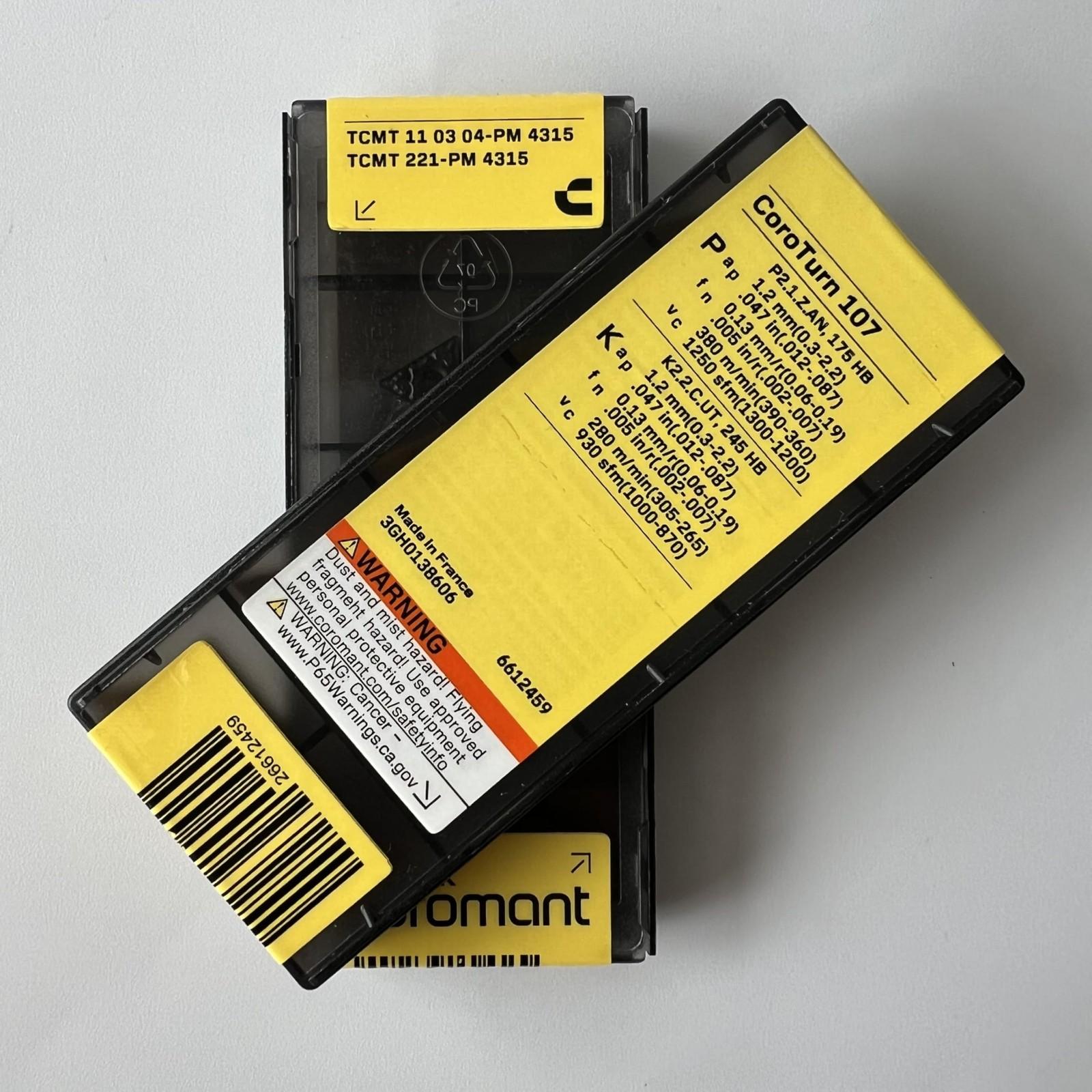 

SANDVIK / TCMT110304-PM 4315 / Original Swedish hard alloy blade 10 Pcs