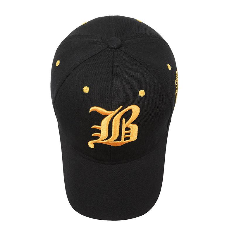 Trendy Unisex Korean Style Duckbill Baseball Cap with Deep Crown and Embroidery - Outdoor Sun Protection