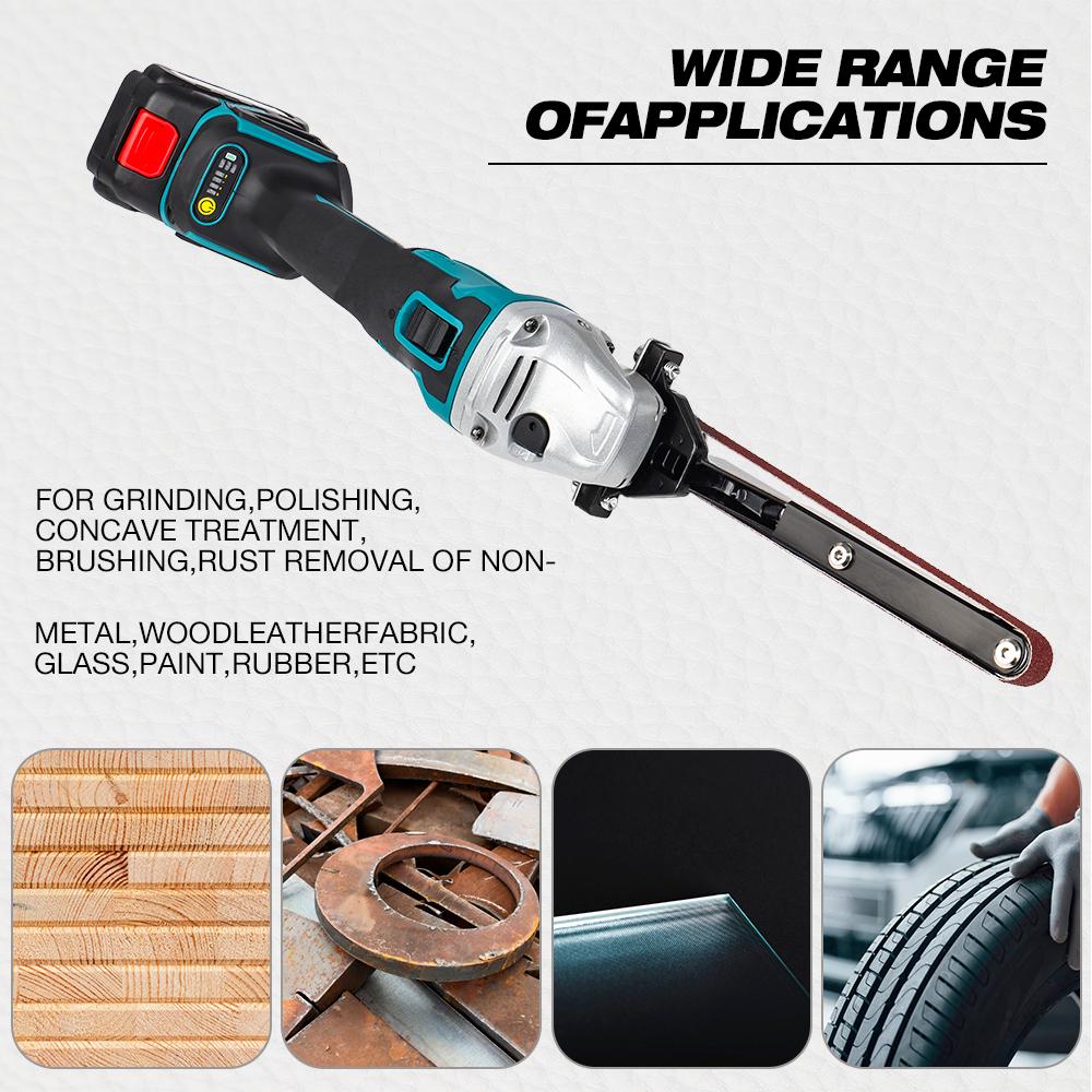 Grinder Mini Sander Multifunctional Cordless Polishing Machine Home Angle Grinder Modification Belt Sander Accessories Tools
