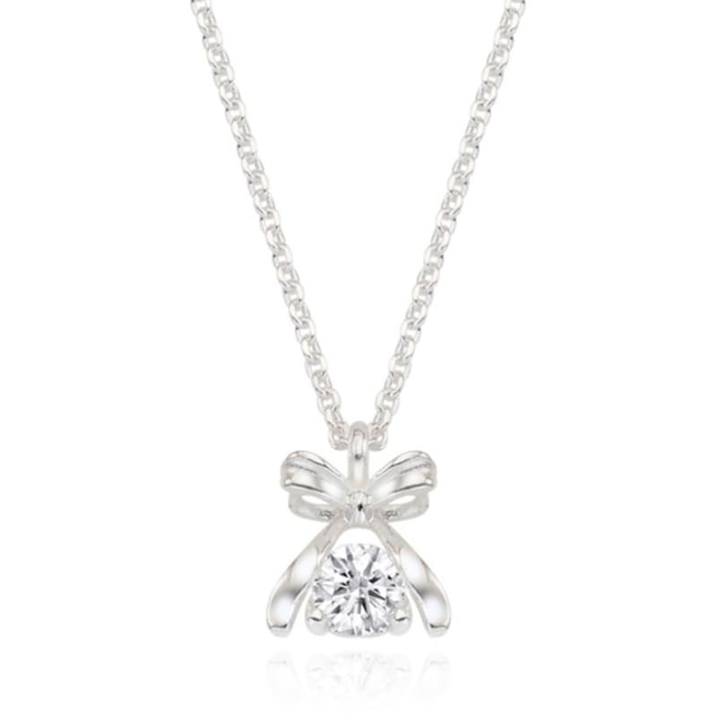 

ENGBROX rossie ribbon cubic necklace silver