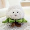 Eco-friendly Vegetable Plush Toy: Red Umbrella Mushroom & Eggplant Doll for Restaurant Decoration
