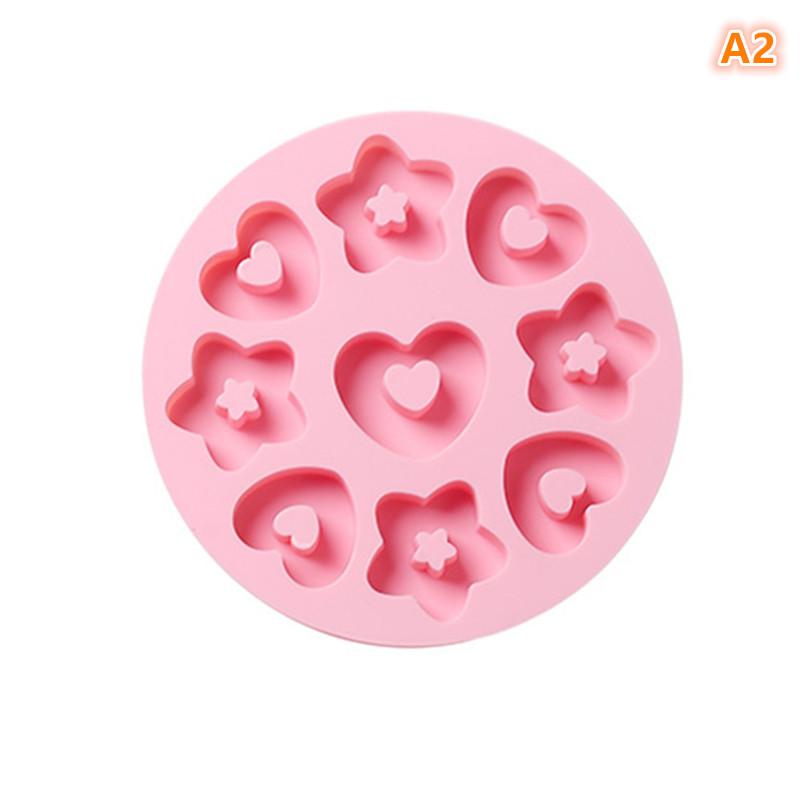 Multicavity Heart Little Star Biscuit Making Tool Twinkle Star Chocolate Muse Cake Silicone Mould Ice Tray Candle Soap Decor