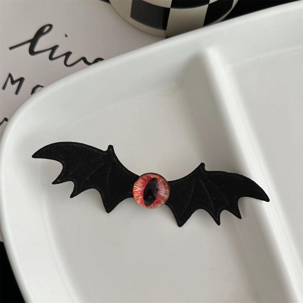 Ghost Bat Wings Hair Clip Resin Bat Duckbill Clip Funny Halloween Hairpin  Girls