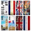 Phone Case For Samsung Galaxy S25 S24 S23 FE S22 Ultra S20 S21 5G S10 S9 Plus S10E S8 Soft Clear Cover National Flag RU FR UK