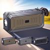 Solar Bluetooth Speaker Flashlight FM Radio TF USB MP3 Music Player Rechargeable