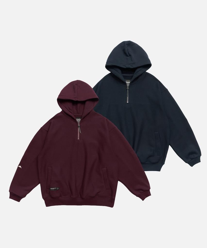 Classic Half Zip Hoodie_2Color