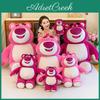 Strawberry Bear Plush Toy With Rabbit Fur Filling For Kids Birthday Gift