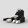 Non-Toxic Moc City Cat Animal Series Building Blocks Kids Educational Toys Creative Diy Gift For Birthday
