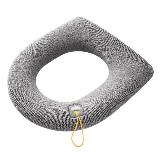 Home Bathroom Washable Winter Warm Seat Lid Soft Toilet Cover Mat Pad Cushion MIT
