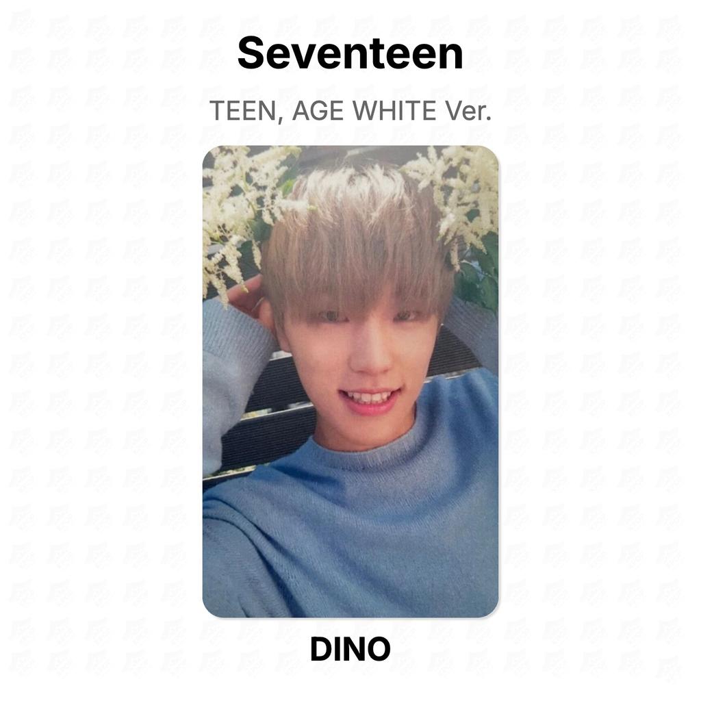 Seventeen TEEN, AGE WHITE Ver. Official Photocard