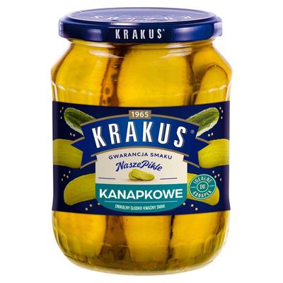 Krakus Nakládané okurky na sendviče 670 g