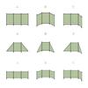 Windscreen Privacy Shield Windbreak Backpacking Patio Foldable