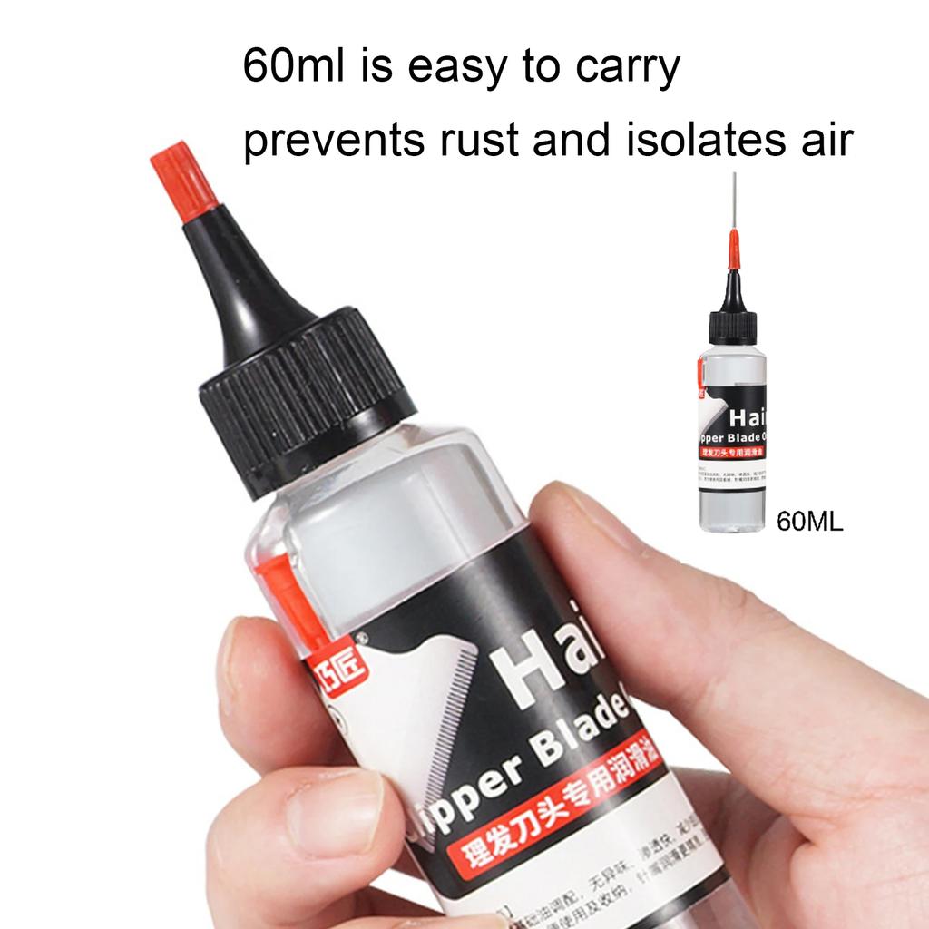 Hair Trimmer Blade Oil 60/100ml Electric Clipper Shaver Maintenance Oil Lubricant Prevent Rusting Sewing Hair Salon Clipper Oil