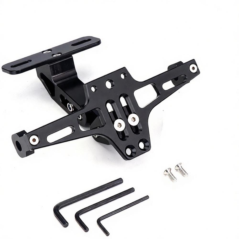 CNC Aluminum Motorcycle License Plate Mount Adjustable Tail Tidy Bracket For MSX Motorbike Exterior Modification