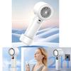Small Usb Handheld Fan Adjustable Wind Speed High Power Long-lasting Battery Rechargeable Fan