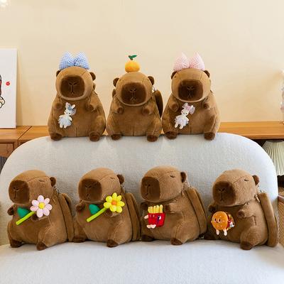 Neuer Stil Capybara Tasche Plüschtier Puppe Niedlicher Cartoon Mädchen Rucksack Capybar