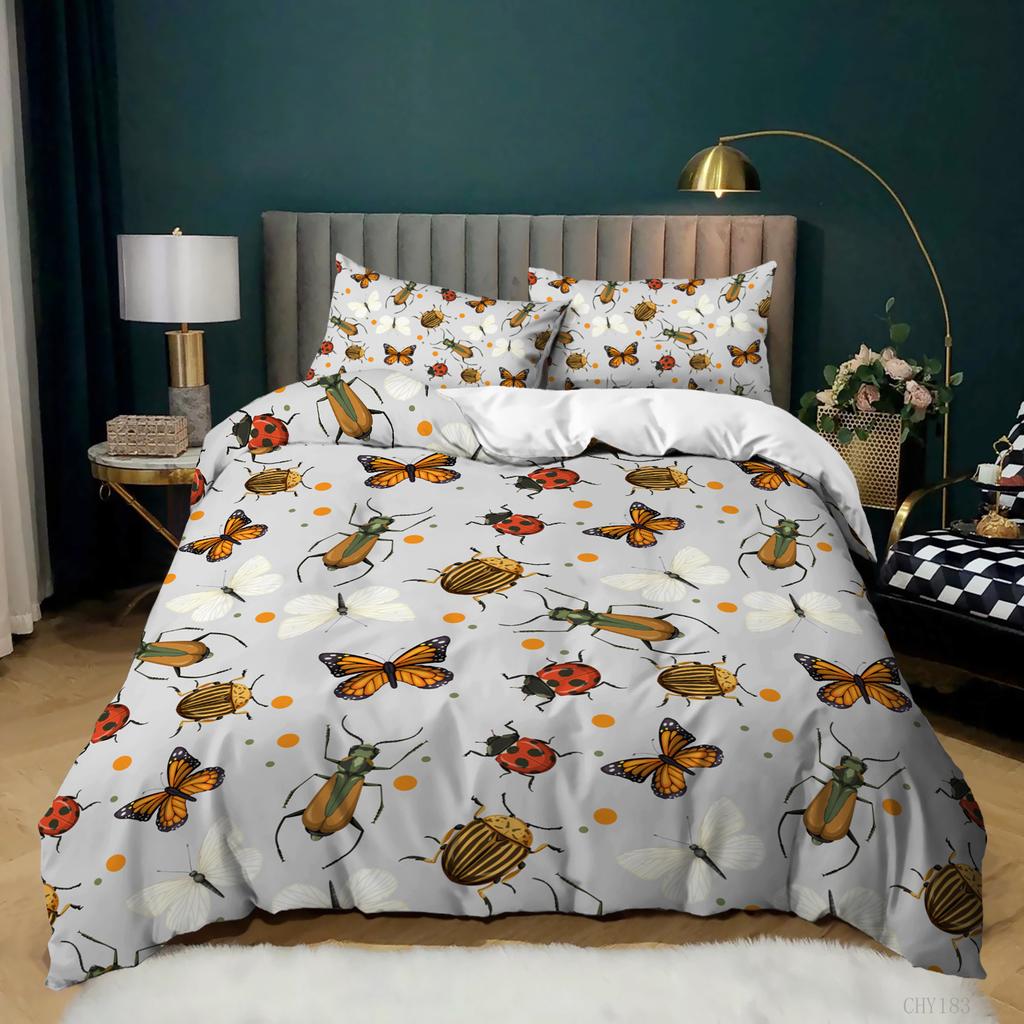 New Cartoon Small Fresh Printing Three-Piece Unicorn Kit Quilt Cover Bedding