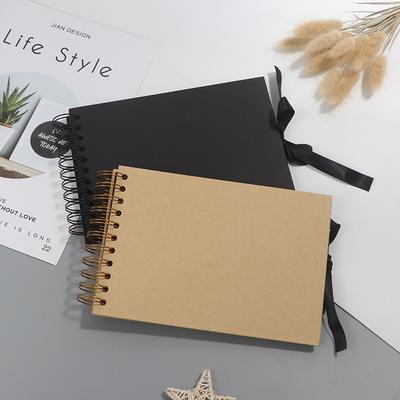 Fotoalben 30 Schwarze Seiten Erinnerungsbücher A4 Bastelpapier DIY Scrapbooking Bild