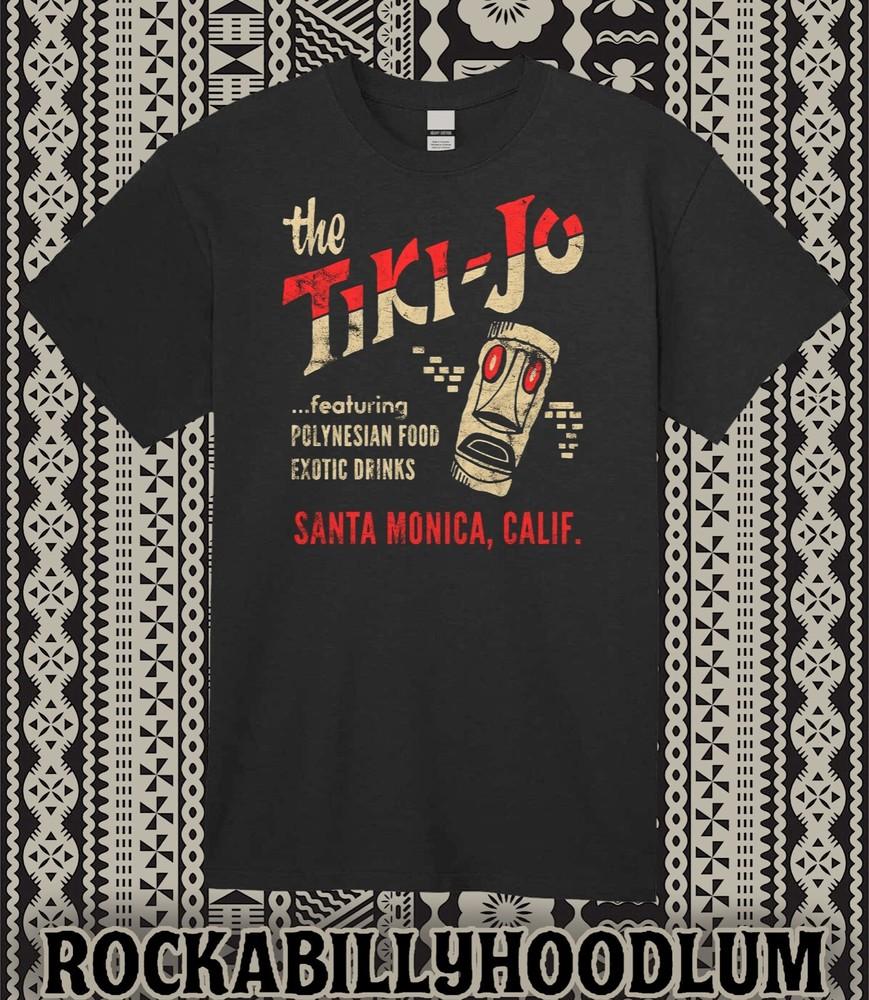 Retro Tiki Tee T Shirt Rum Mug Restaurant Bar Kona Tiki Jo Santa Monica CA Unisex T-Shirt XXXXL