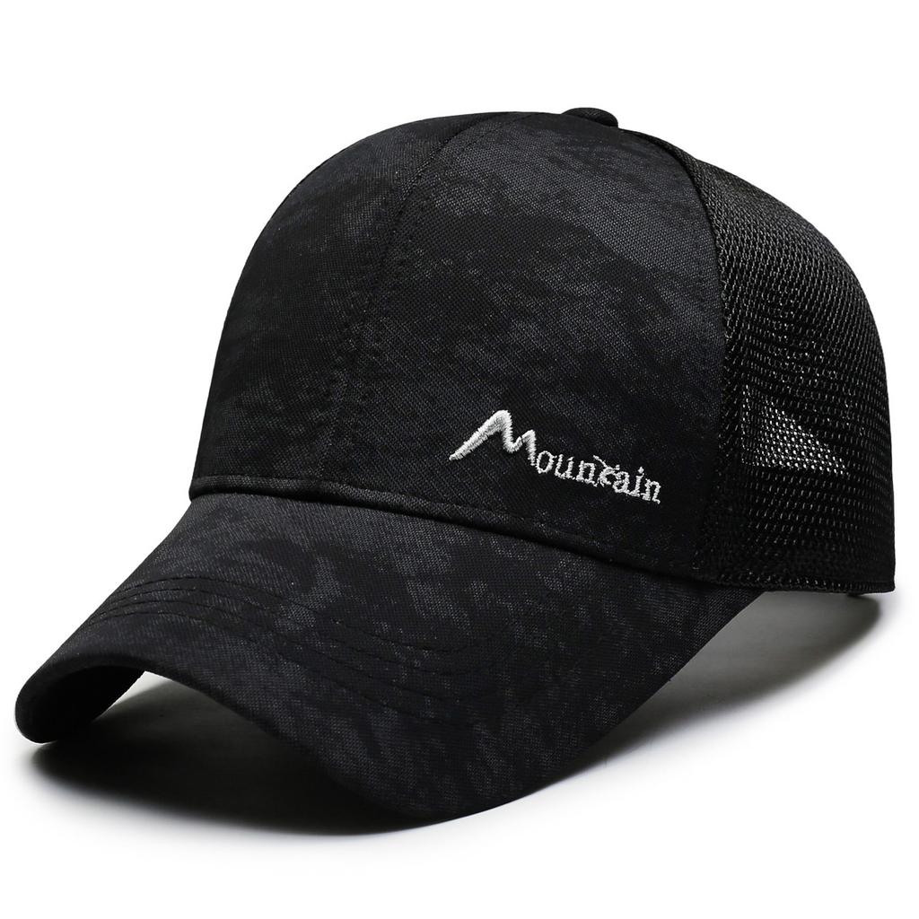 Northwood Men's Summer Quick-drying Breathable Mesh Baseball Cap Outdoor Sun Protection Visor Mesh Cap Peaked Hat
