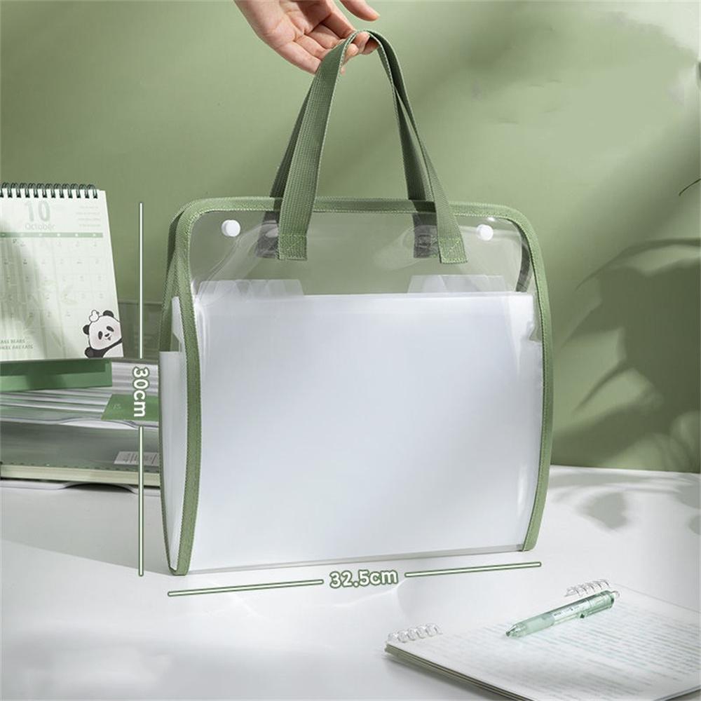 Hand-Held Folder Multi-Pocket Folder Organizer Office Supplies Hand-Held Portable Folder For Filing Home Organization