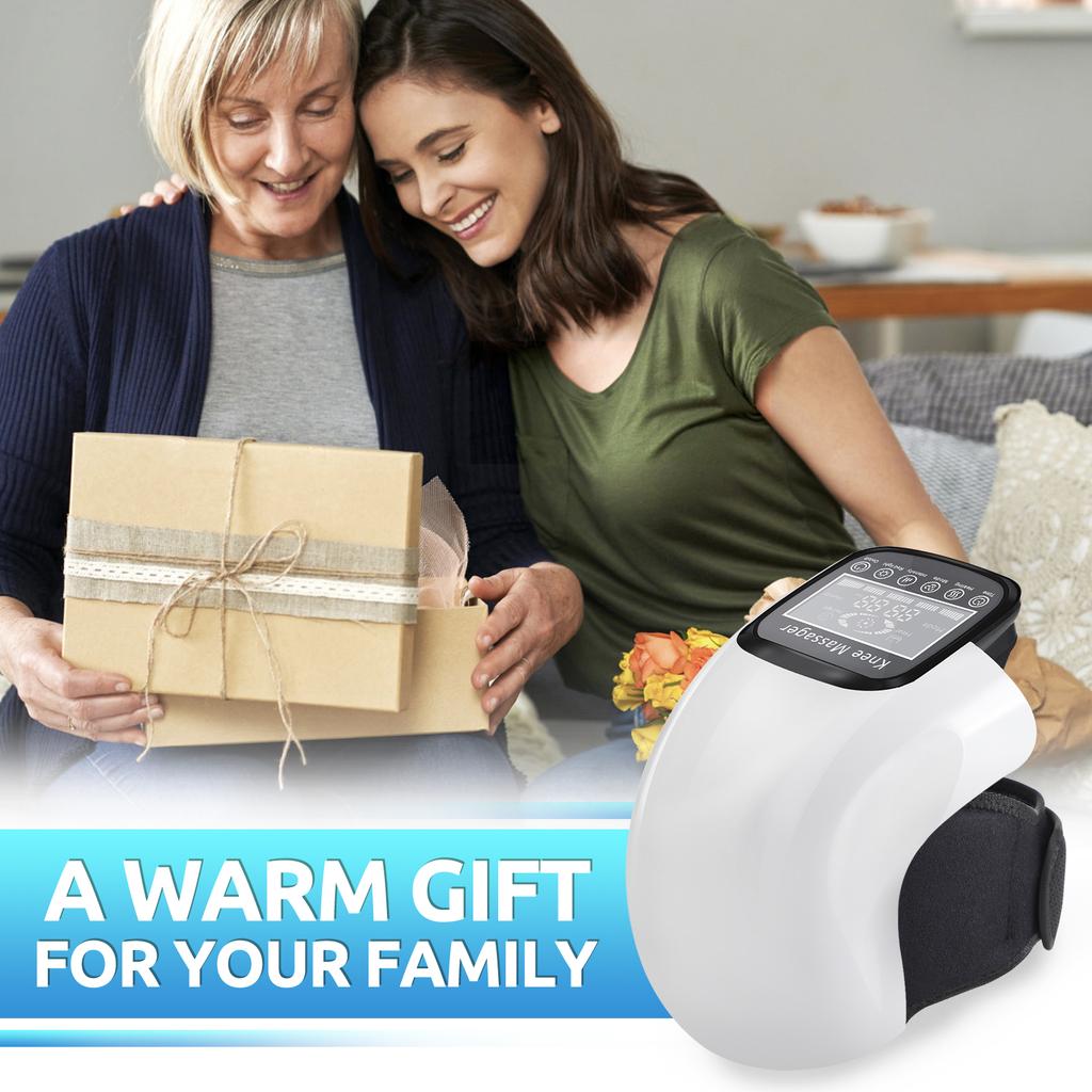 Heated Physiotherapy Knee Massager Wireless Red Light Kneecap Treasure for Joint Pain Vibration Elbow Shoulder Massage Brace