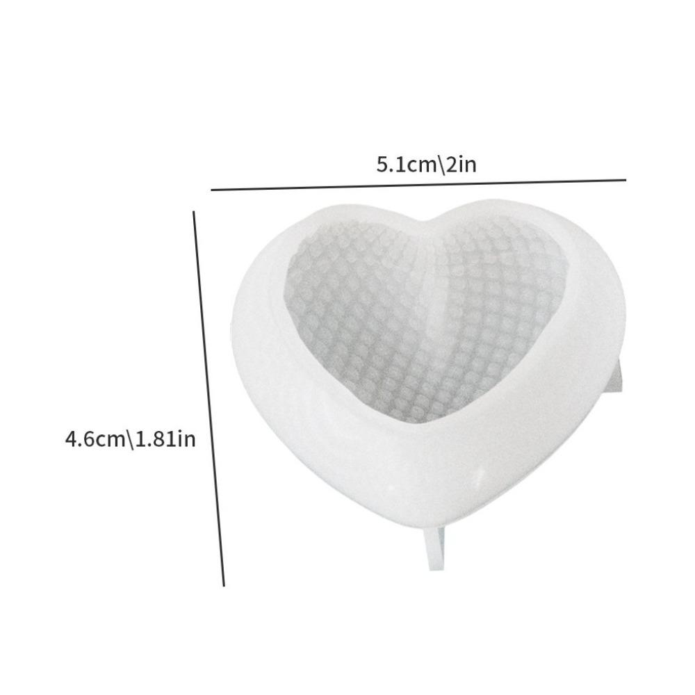 

Handmade Silicone Mold 3D Heart-shaped Candle Soap Casting Molds Valentine s Day Gift S