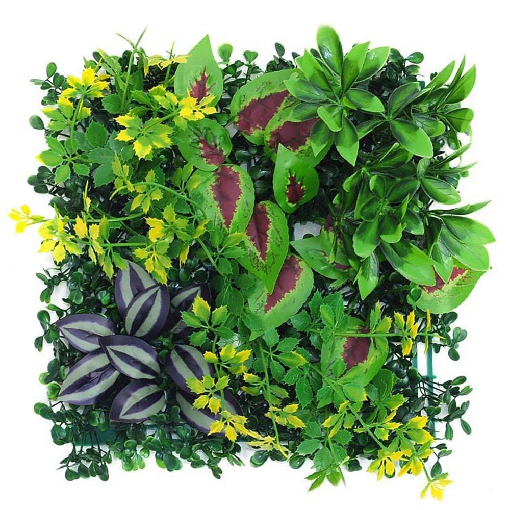 Kunststoff-Kunstpflanzenwand Grün DIY-Simulationspflanzenblatt 25*25cm Ewige Pflanze DIY-Pflanzenpaneel Hochzeitskulisse